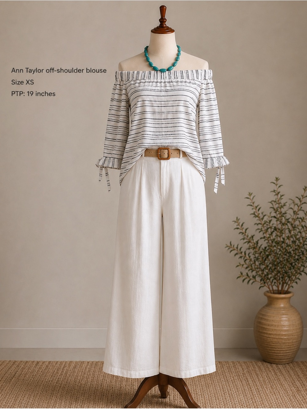 Ann Taylor off-shoulder blouse